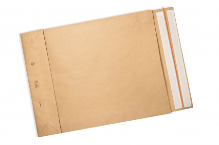 Plicuri ecommerce cu banda adeziva, maro,  590x450x100 mm, set 25 bucati [1]