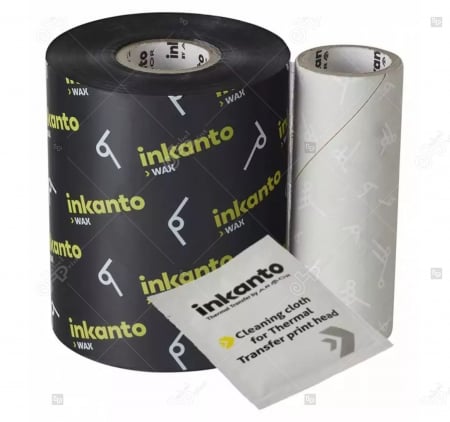 Riboane ceara - Ribon ARMOR Inkanto AWR8, ceara (wax), negru, 154mmX600M, OUT