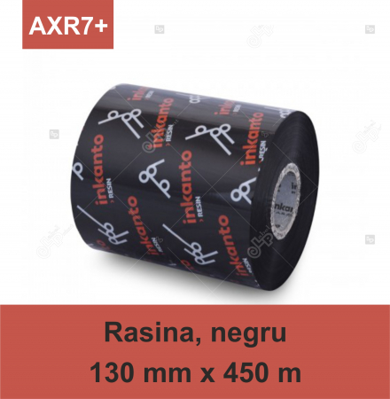 Ribon, Inkanto AXR7+, rasina, negru, 130mmx450M, OUT [0]