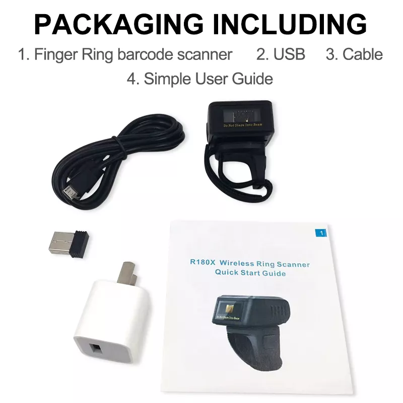 Ring scanner, Cititor coduri de bare portabil model LP-C200W, 2D, bluetooth [6]