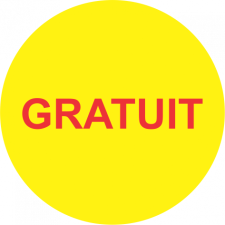 Rola etichete autoadezive personalizate "GRATUIT" [2]