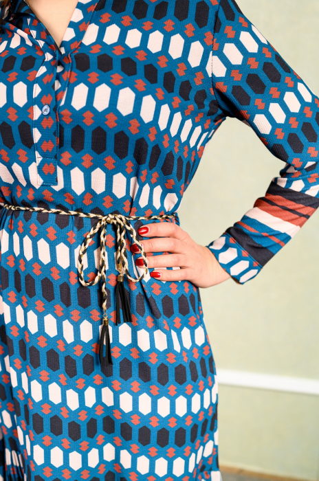 Rochie Midi Albastra [3]