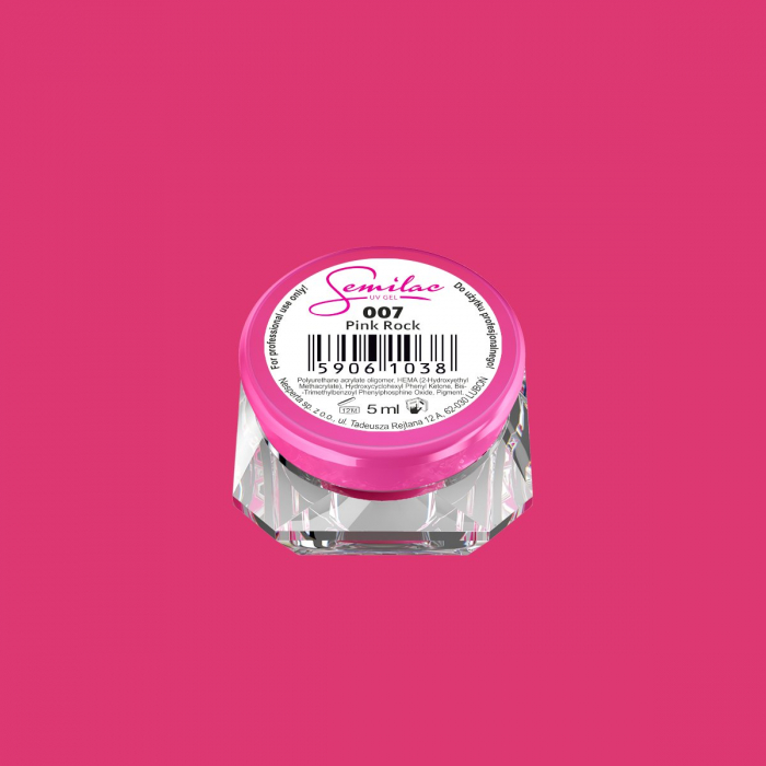 Gel Color Semilac 007 Pink Rock [1]