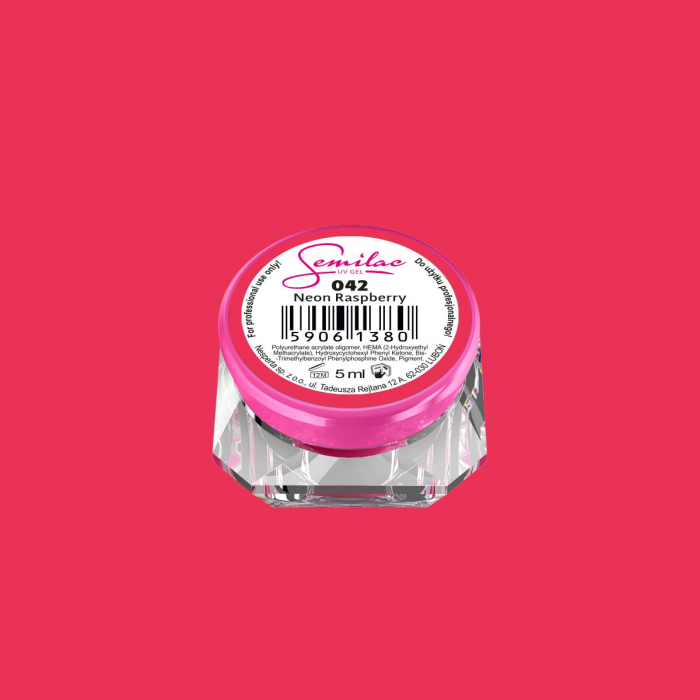 Gel Color Semilac 042 Neon Raspberry [1]