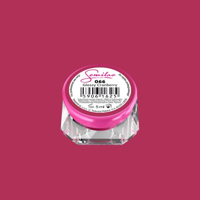 Gel Color Semilac 066 Glossy Cranberry [1]