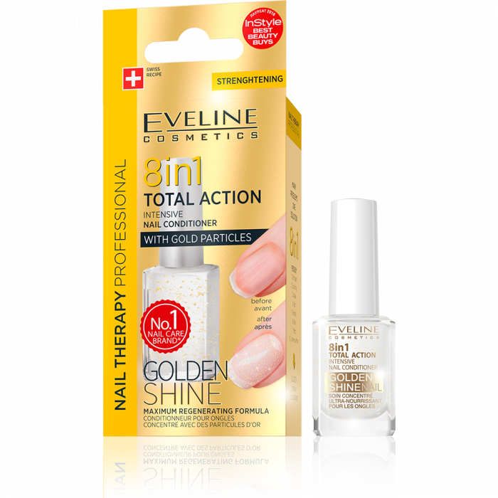 Tratament unghii 8 in 1 Golden Shine Eveline Nail Therapy 12ml [1]