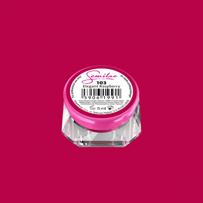 Gel Color Semilac 103 Elegant Raspberry [1]