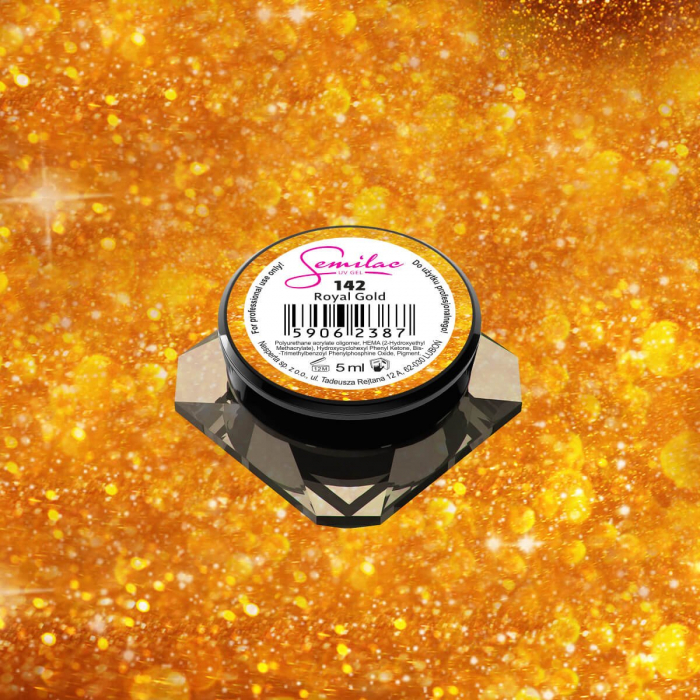 Gel Color Semilac 142 Royal Gold [1]