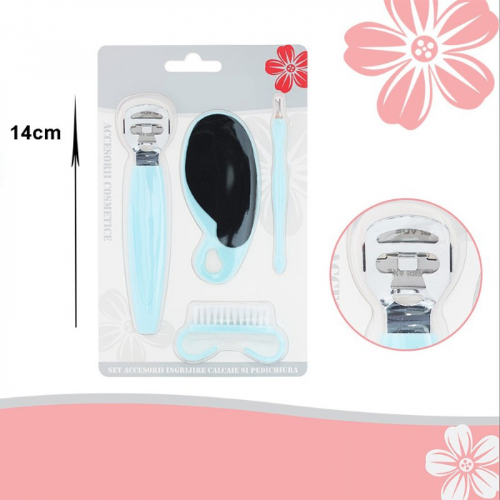 Accesorii ingrijire calcaie si pedichiura IDei set 4bucati QZ-N042 [2]