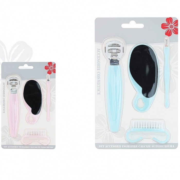 Accesorii ingrijire calcaie si pedichiura IDei set 4bucati QZ-N042 [1]