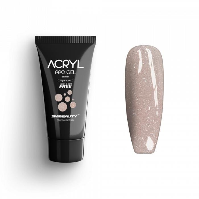 Acryl Pro Gel 2M Shimmer Light Nude - 30g [1]