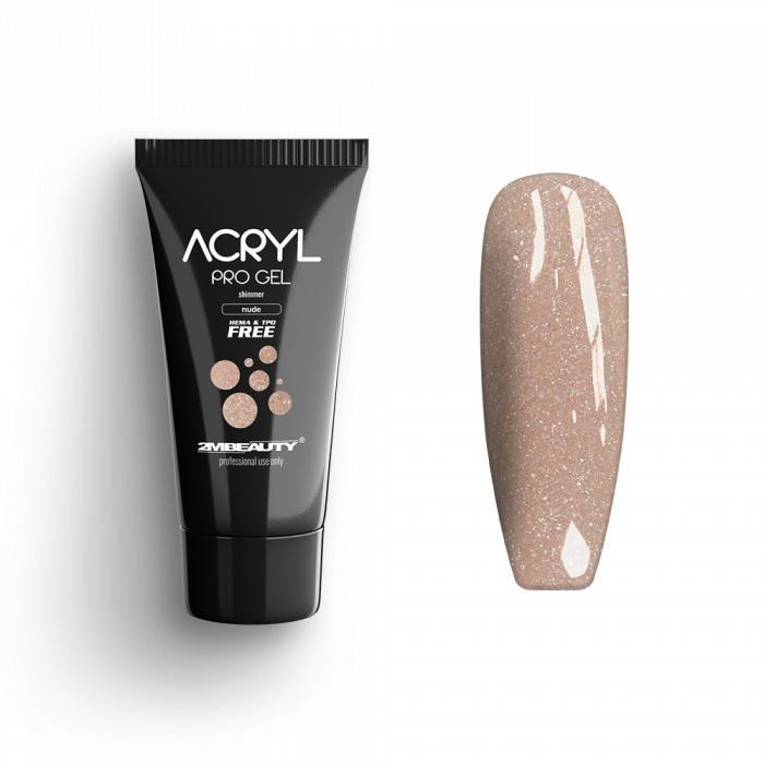 Acryl Pro Gel 2M Shimmer Nude - 30g [1]