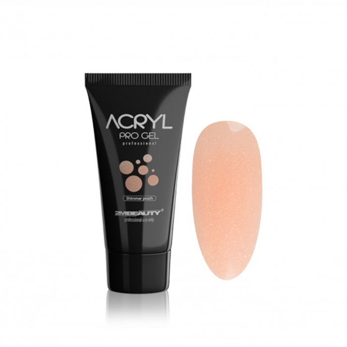 Acryl Pro Gel 2M Shimmer Peach 15gr [1]