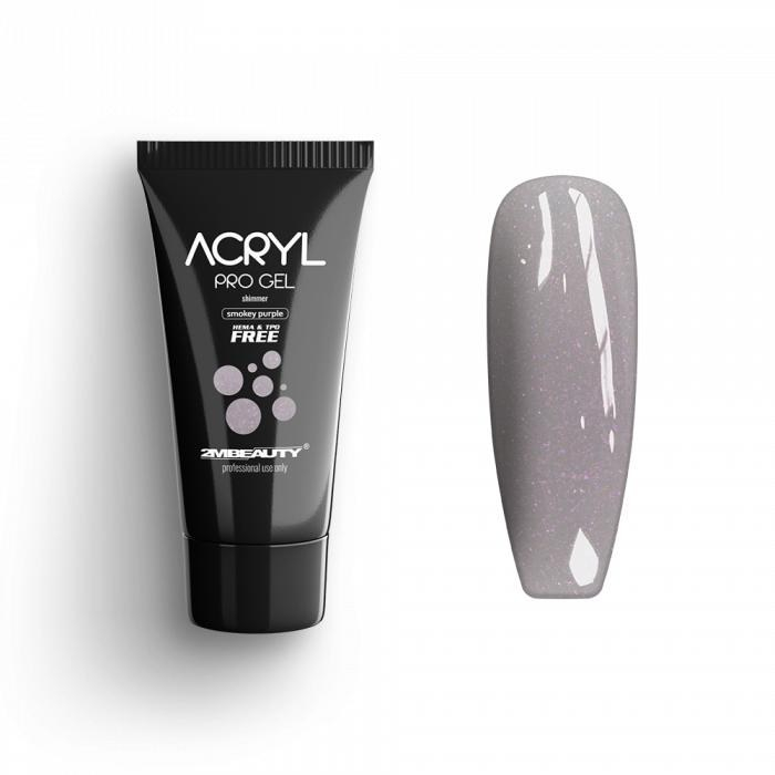 Acryl Pro Gel 2M Shimmer Smokey Purple - 15g [1]
