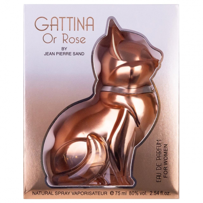 Apa de parfum pentru femei Gattina Or Rose, Accentra 8261353, 75ml [3]