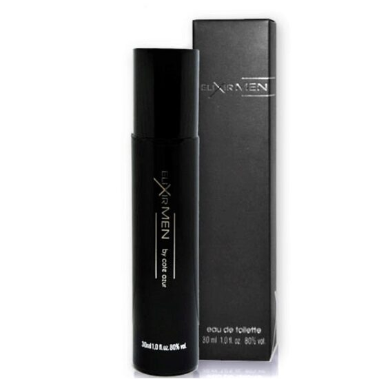 Apa de toaleta Cote d'Azur, Elixir, Black, Barbati, 30ml [1]