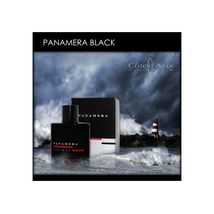 Apa de toaleta Panamera Black , barbati, Cote D´Azur, 100 ml [2]