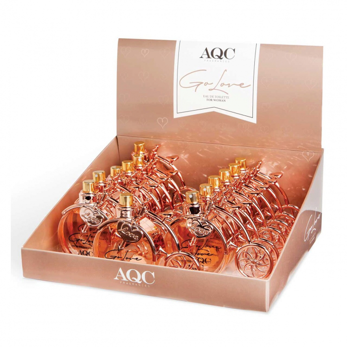 Apa de toaleta pentru femei, Go Love, Aquarius Fragrances, 30ml [2]