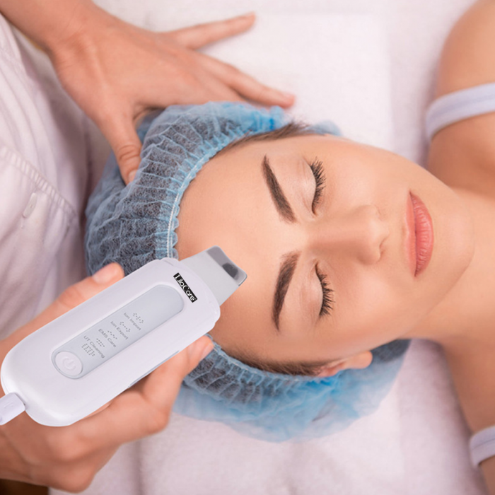 Aparat de curatare faciala si masaj Lila Care, indepartarea punctelor negre, lifting si tonifiere, anti imbatranire, absorbtie nutrienti, alb [7]