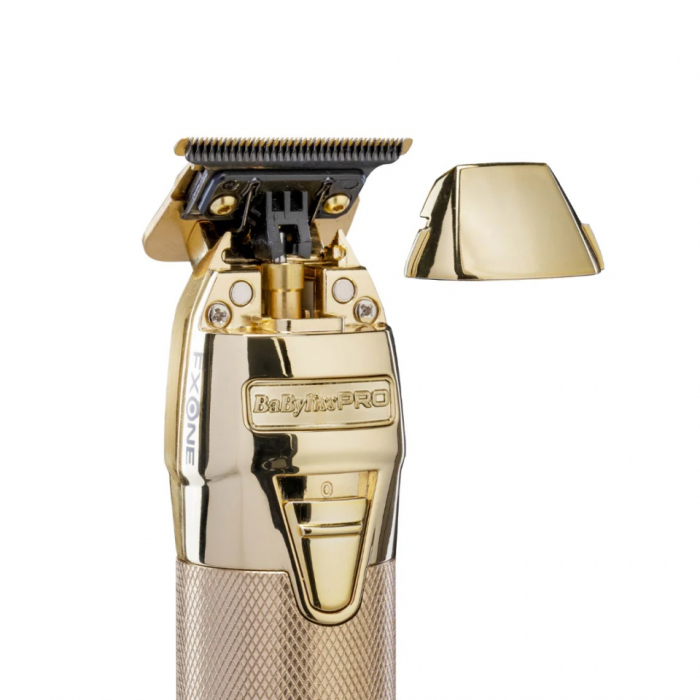 Babyliss Pro Masina profesionala de contur fara fir FXONE Skeleton All Metal Gold Cordless [3]