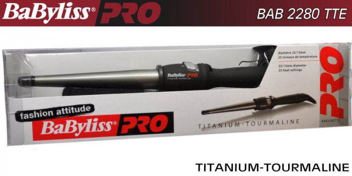 Babyliss Pro Ondulator de par profesional conic 25-13mm BAB2280TTE [2]