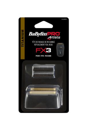Babyliss Pro Set cutit+folie pentru shaver FX3 Black FXX3RFBE [3]