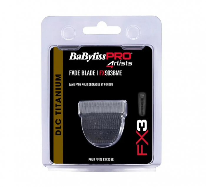 Babyliss Pro Set cutite Fade pentru masina de tuns FX3 Clipper - DLC Titanium FX903BME [3]