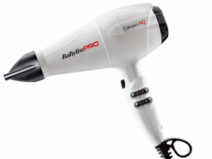 Babyliss Pro Uscator profesional de par 2400W Caruso HQ White [2]