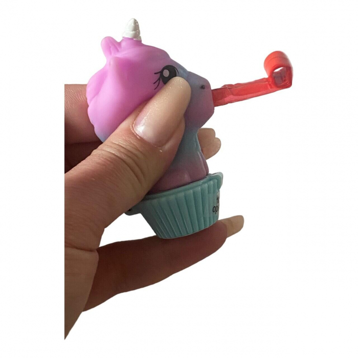 Balsam de buze cu aroma de capsuni Unicorn Tongue, pentru copii, Martinelia, 79001BLA [4]
