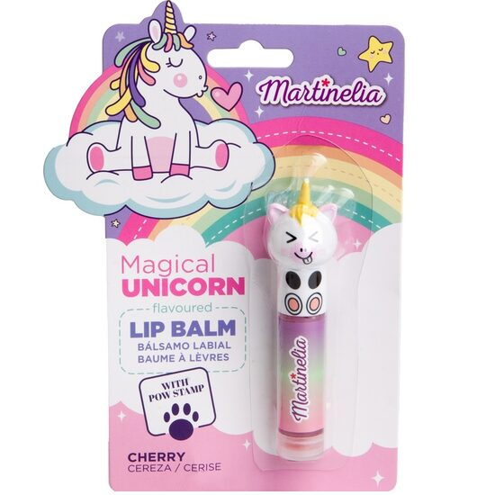 Balsam de buze cu aroma de cirese si stampila Magical Unicorn, Martinelia, 79003C, 1,8g [1]