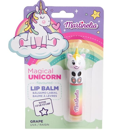 Balsam de buze cu aroma de struguri si stampila Magical Unicorn, Martinelia, 79003S, 1,8g [1]
