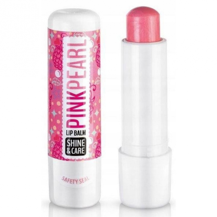 Balsam de buze cu unt de shea Quiz Cosmetics Pink & Pearl Shine Care 4.2g [1]