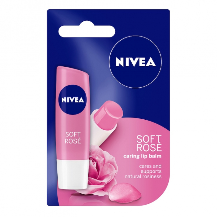 Balsam de buze NIVEA Soft Rose 4.8g [1]