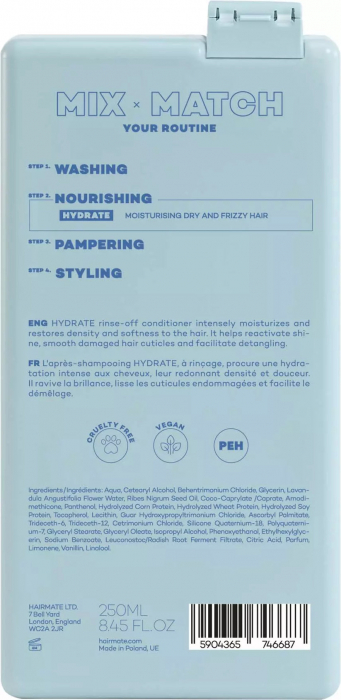 Balsam de par pentru hidratare si restaurare HAIRMATE Hydrate 250ml [2]