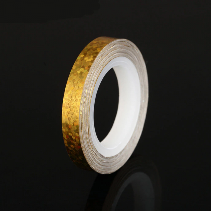 Banda decorativa lata, laser gold [4]