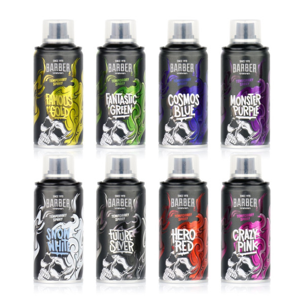 Barber Marmara - Spray colorant pentru par Fantastic Green 50ml  [2]