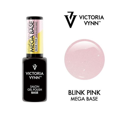Baza Victoria Vynn Mega Base Hard & Long Nails Blink Pink 8 ml [1]