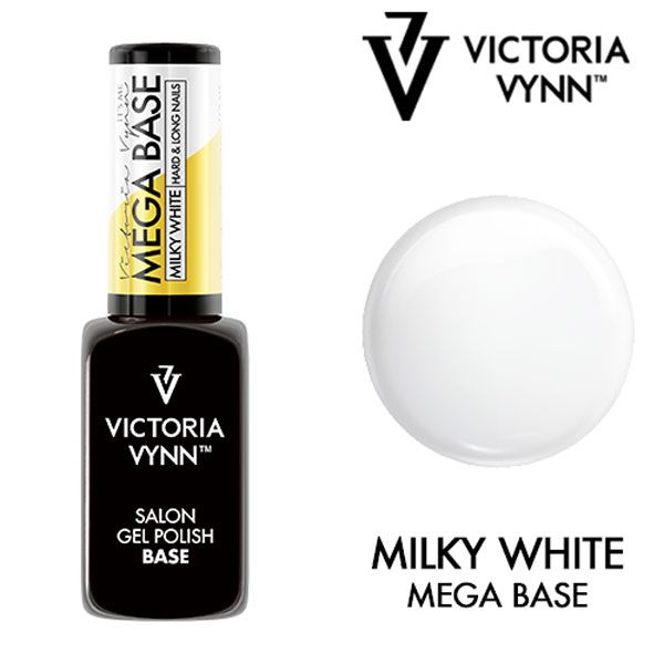 Baza Victoria Vynn Mega Base Hard & Long Nails Milky White 8 ml [1]