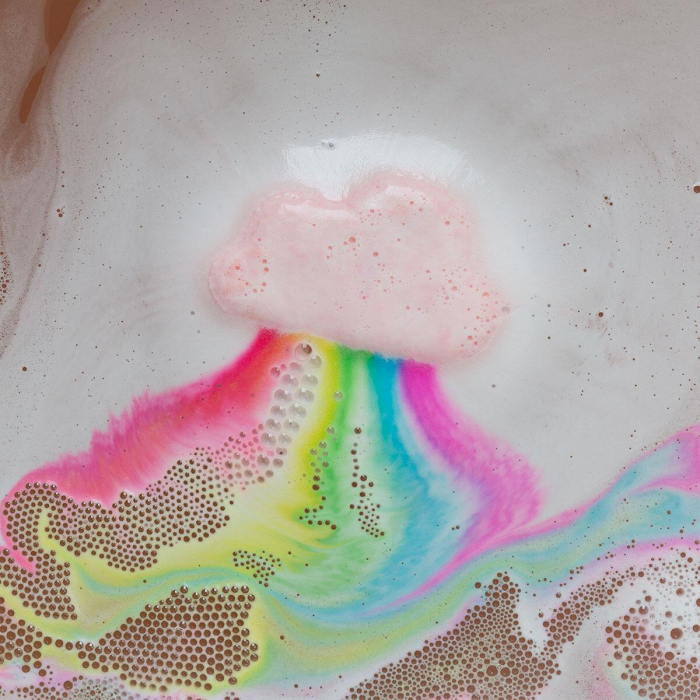 Bila efervescenta de baie pentru copii Little Princess Rainbow Trail Effect, Accentra, 3555135, 110g [3]