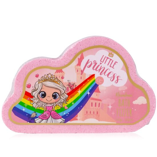Bila efervescenta de baie pentru copii Little Princess Rainbow Trail Effect, Accentra, 3555135, 110g [1]