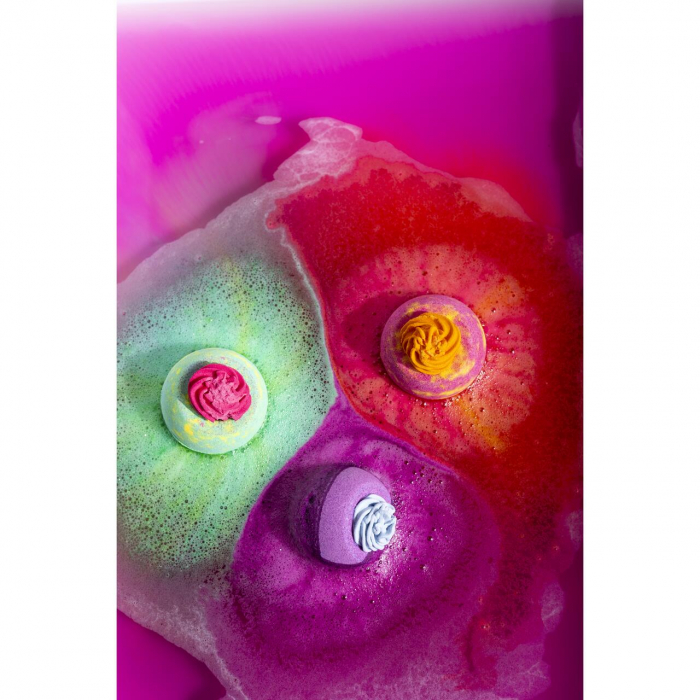 Bila efervescenta de baie Rainbow, IDC Institute 99023R, 100 g [2]