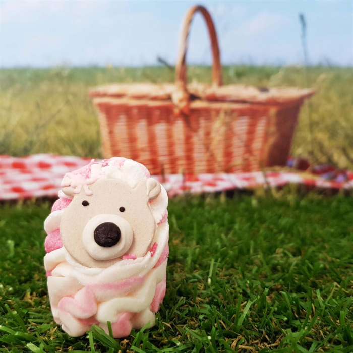 Bomba de baie cremoasa Teddy Bears Picnic Bath 50g, Bomb Cosmetics [5]