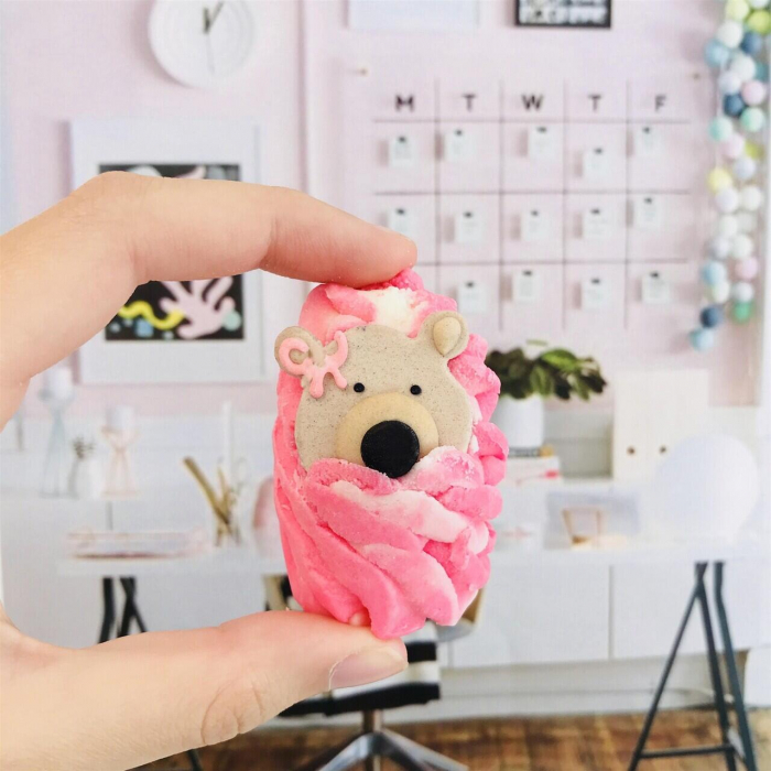 Bomba de baie cremoasa Teddy Bears Picnic Bath 50g, Bomb Cosmetics [3]