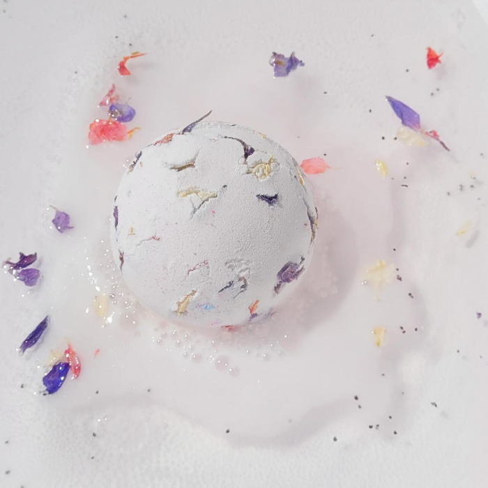 Bomba de baie efervescenta Fields of Lilac Raw Blaster 160g, Bomb Cosmetics [2]