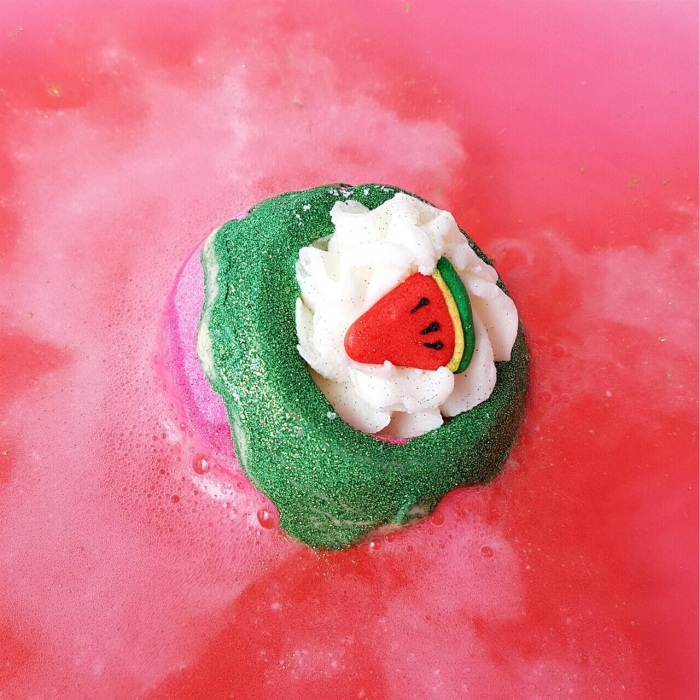 Bomba de baie handmade, cu figurina, One In A Melon Bath Blaster 160g, Bomb Cosmetics [2]