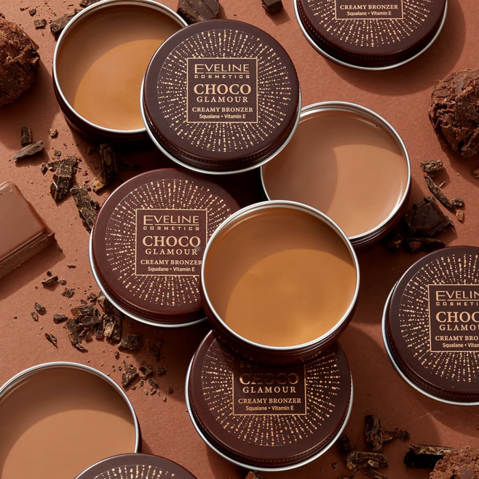 Bronzer cremos Eveline Choco Glamour 20g [3]