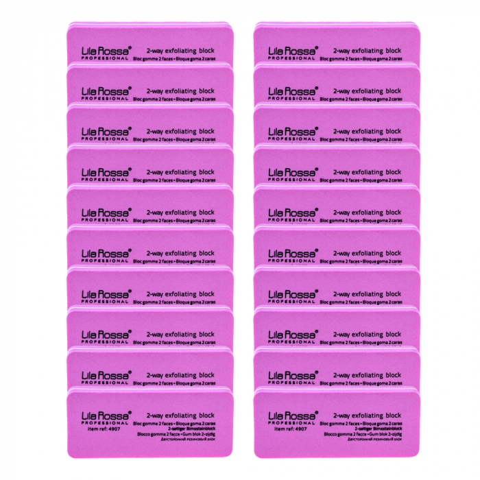 Buffer pentru luciu dreptunghi, roz - set 20 [4]