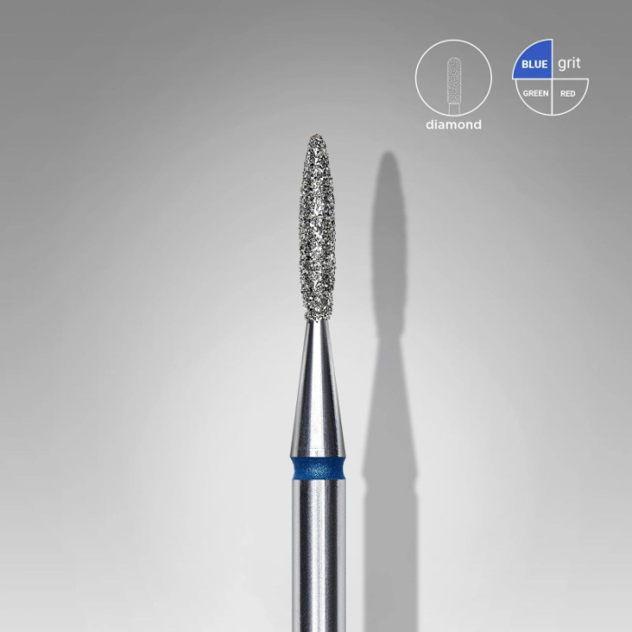 Capat freza diamant Staleks Expert flacara medie 1.6 mm [1]