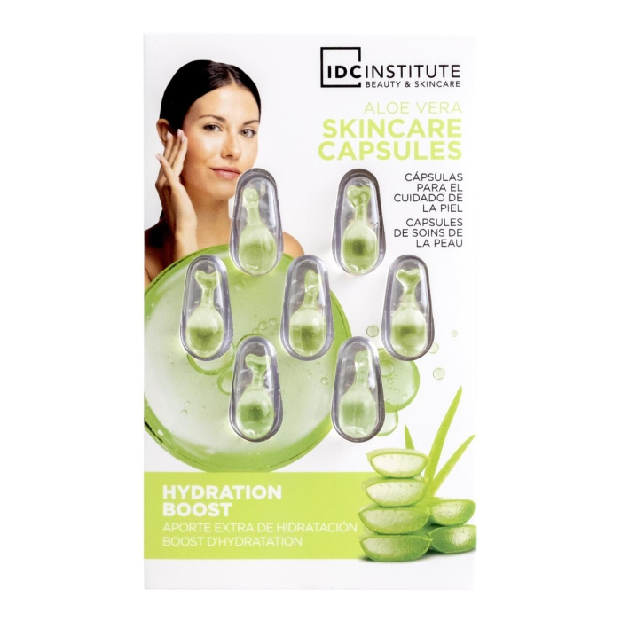 Capsule pentru îngrijirea tenului cu Aloe Vera, Natural Elements - IDC Institute, 68323 [3]