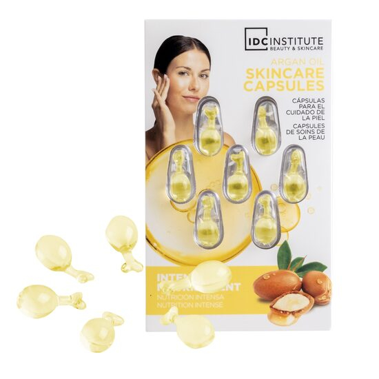 Capsule skincare cu ulei de argan, IDC Institute, Natural Elements, 7 capsule, 68325 [1]